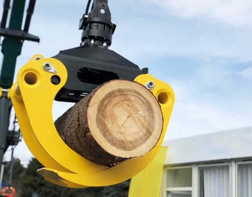 Excavadora OEM Rodante hidráulico de agarrador de madera