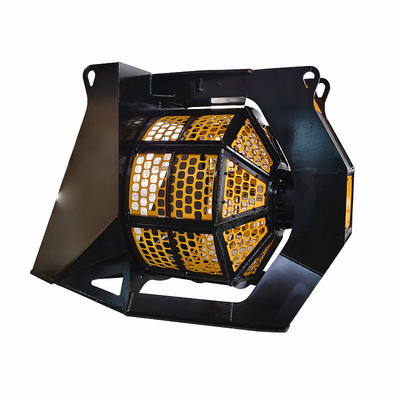 5 - 40 toneladas de excavadora cubo de tamizado cubo de detección rotativo con diámetro de tambor de 800-1400 mm