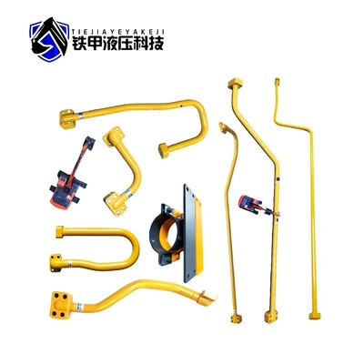 R210 R200 Abrazaderas hidráulicas para cilindros de fijación de tubos para excavadoras y tubos duros