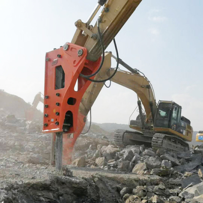 Excavadora de 400 kg, caja de lado superior tipo martillo de roca, rotores hidráulicos para trabajos de demolición
