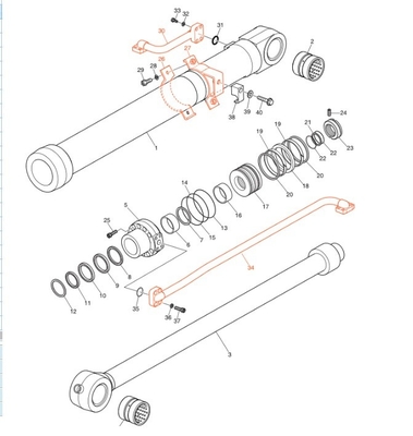 DX190-3B DX200-3B Distribuidor de sistemas hidráulicos para talleres de reparación de maquinaria