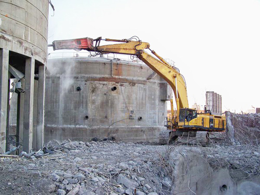 Construcción 22 toneladas Excavadora herramientas de rotor de hormigón hidráulico para excavadora
