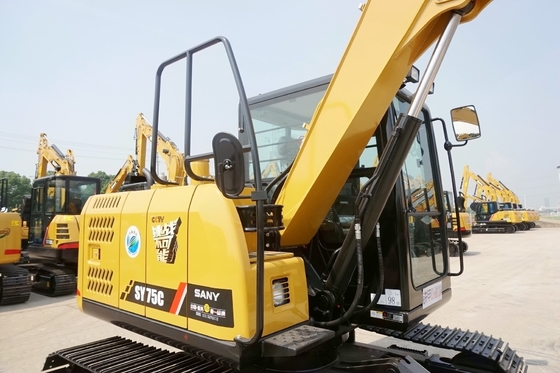 SY75 Distribuidor de sistema hidráulico Tubo de brazo medio para excavadora Tubo de hierro de petróleo
