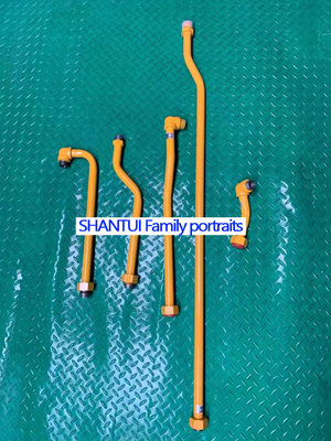 Aplicar a SHANTUI SE60 excavadora hidráulica tubo de aceite de hierro cilindro tubo en el tubo de boom