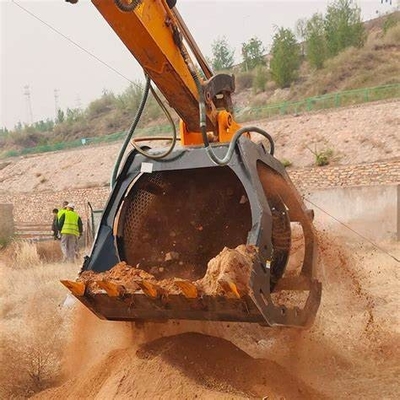 Excavadora de tamiz de cubo con 920-15070mm Apertura dentro de la maquinaria de construcción de Tiejia