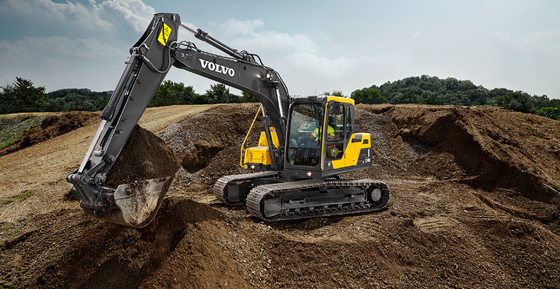 VOLVO EC120 piezas de repuesto de excavadora acero cilindro hidráulico tubo para el brazo