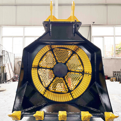 0.46 - 1.2 M3 Capacidad Excavadora Cubo de tamizado Cubo de pantalla giratoria hidráulica