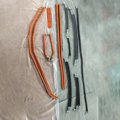 El cliente requiere Cat315 Cat 320d Excavadora Martillo Boom Arm Breaker Kit de tuberías de tuberías
