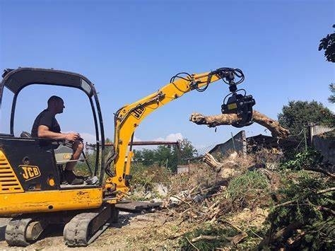 3 toneladas Excavadora hidráulica Accesorios giratorios de agarrador de madera Máximo de la mandíbula de apertura 1,5 m