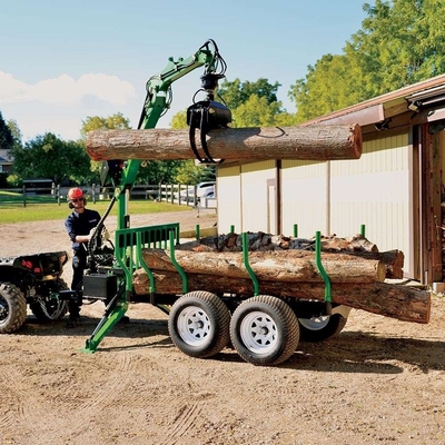 3 toneladas Excavadora hidráulica Accesorios giratorios de agarrador de madera Máximo de la mandíbula de apertura 1,5 m